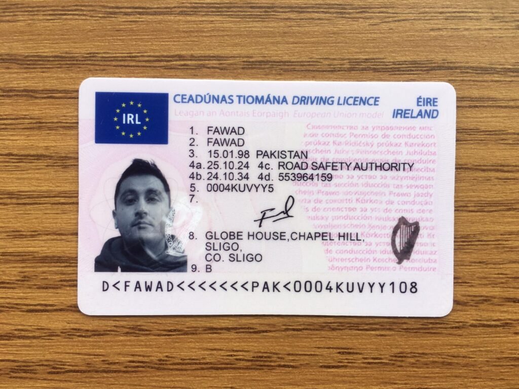 Full Irish Driving License