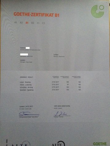 Buy Goethe a1 Zertifikat