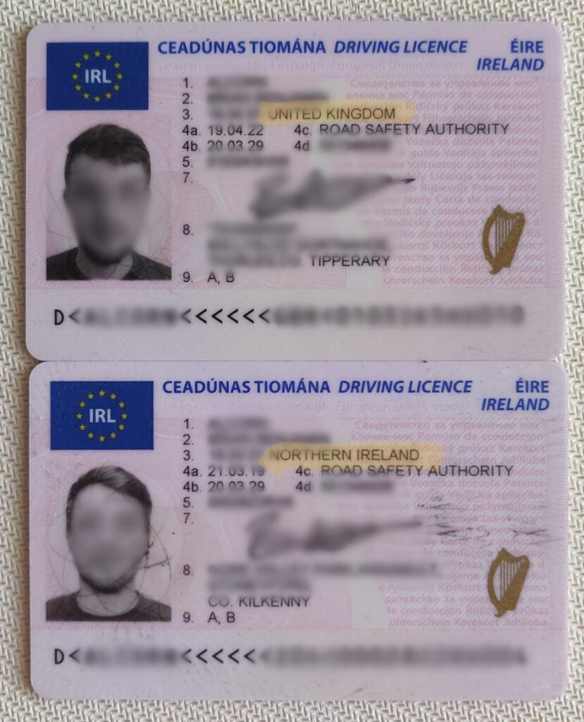 Buy Irish driving license online